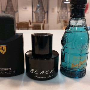페라리 블랙 케네스콜 블랙 베르사체 블루진 향수 3종 일괄판매 택포4만5천원