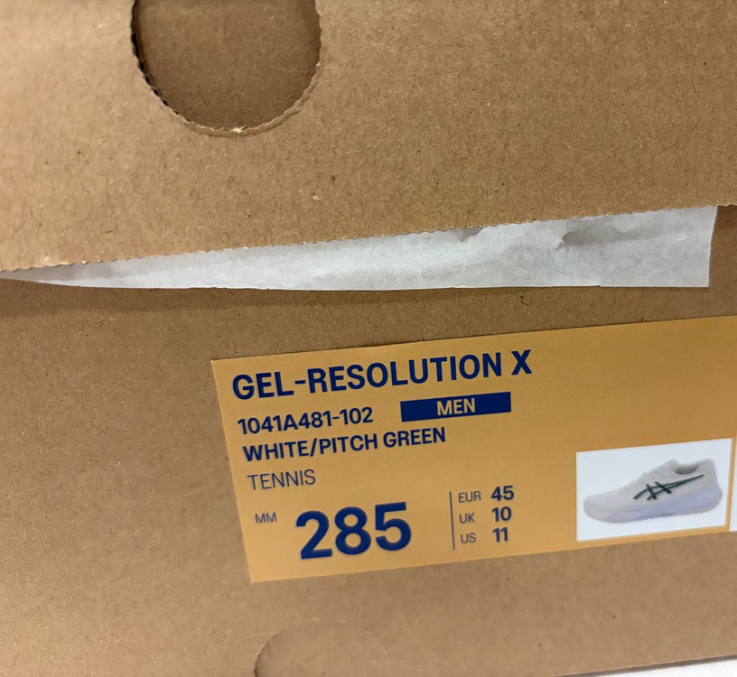 아식스 테니스화 젤 레졸루션X 285mm--2
