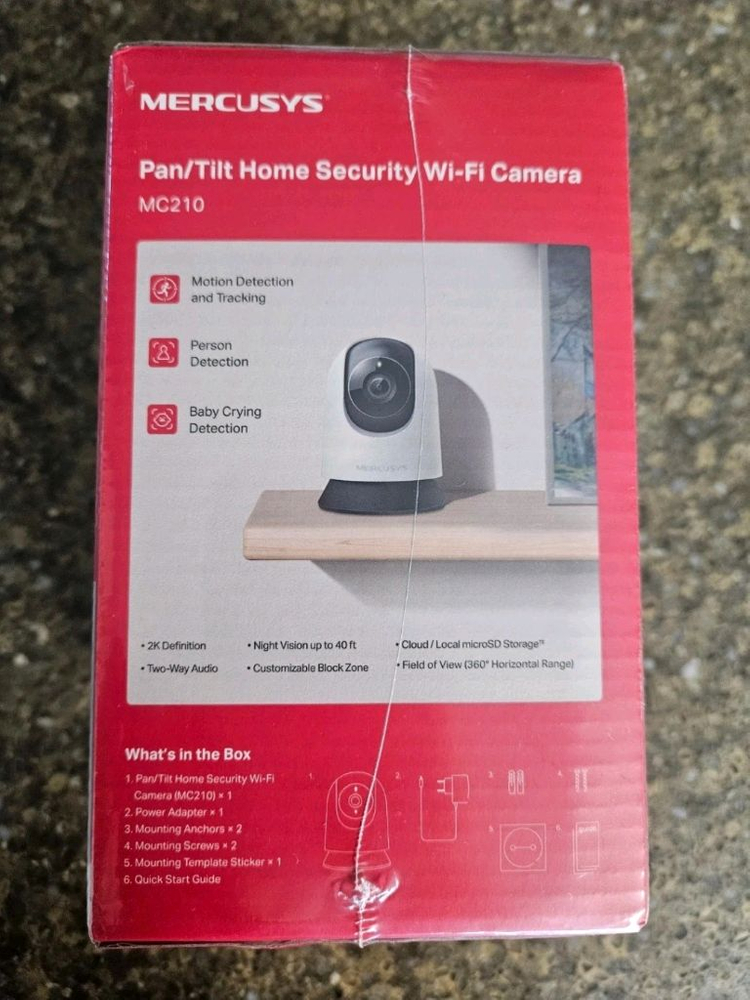 머큐시스 MC210 2K 해상도 홈카메라--2