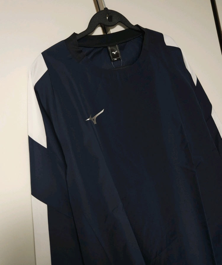 미즈노 MIZUNO 트레이닝 우븐 피스테톱 윈드탑--3