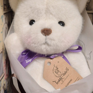 [교환 및 판매]테디테일즈 레나베어 단모 s 화이트 정품 미개봉 이미지