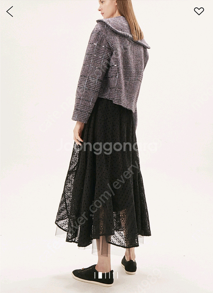 타임 세일러 칼라 체크 재킷 랑방 마인 더캐시미어--1