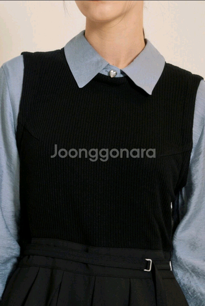 SJSJ 레이어드 플리츠 드레스 블랙 55 랑방 마인 타임 더캐시미어 시스템--2