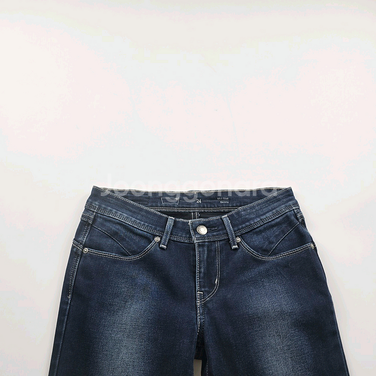 리바이스 청바지 스판 데님 사이즈25 R4170--1