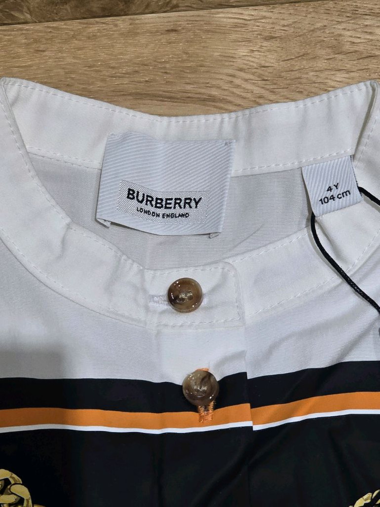 버버리 키즈 셔츠 원피스--1