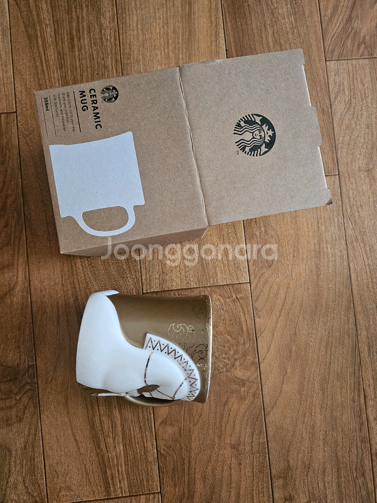 34000 스타벅스 와일드테일 골드머그 1개새것 교환환불불가--3