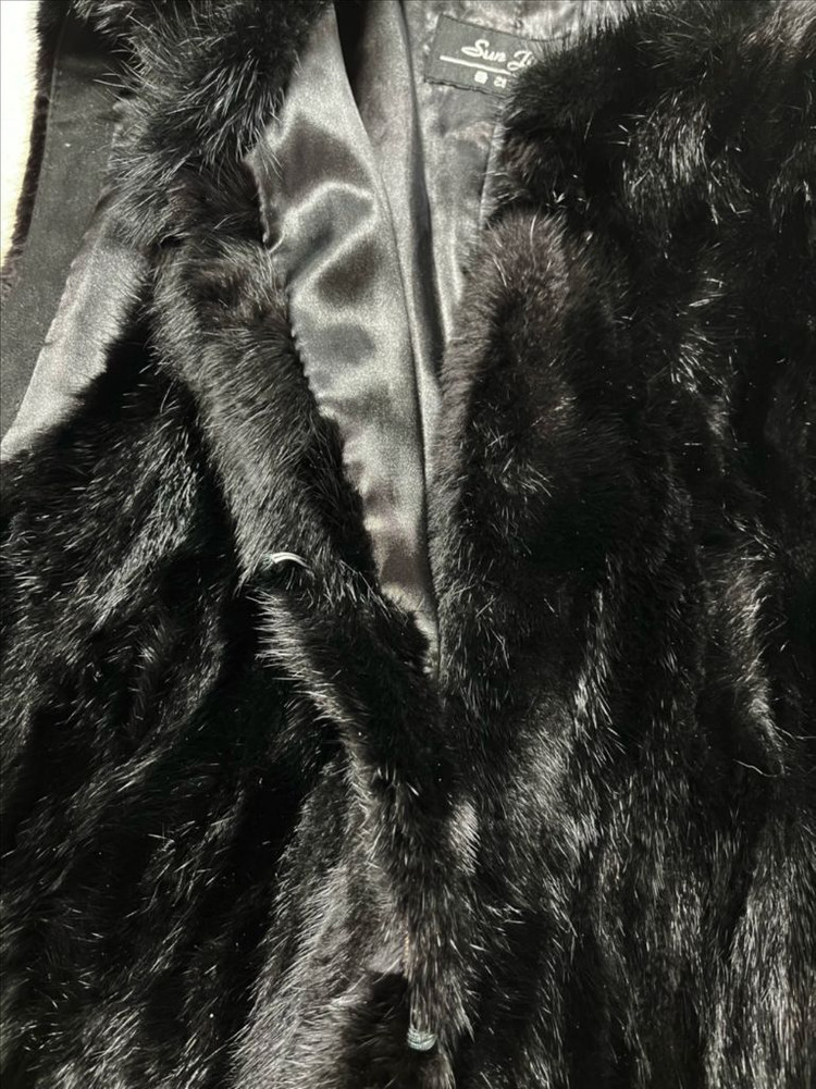 선진 클레오 천연 모피 밍크 베스트 55 블랙--2