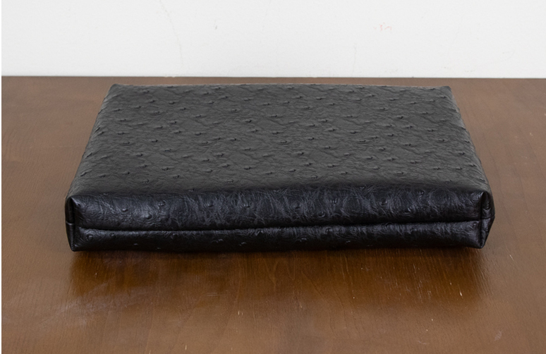 [특수레자제작새제품] 스펀지 레자 베개 타조블랙 새제품--1