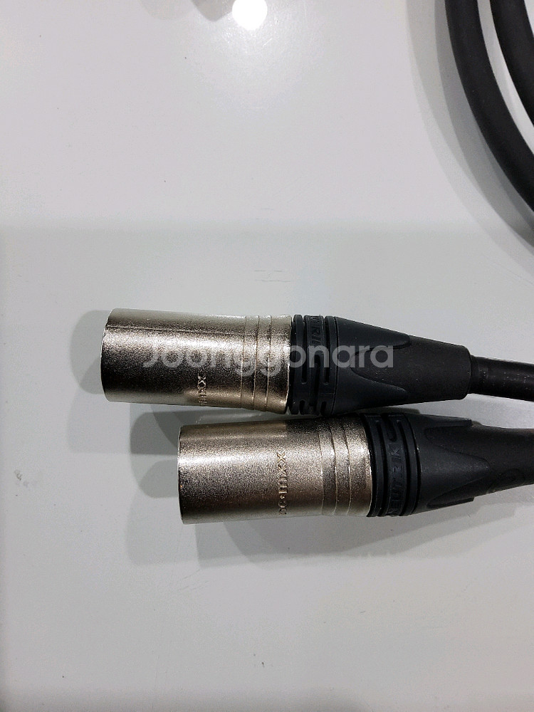 sommer xlr 1m pair 중고--1
