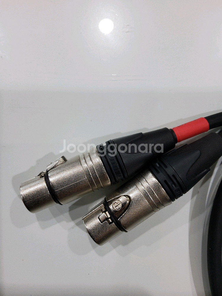 sommer xlr 1m pair 중고--2