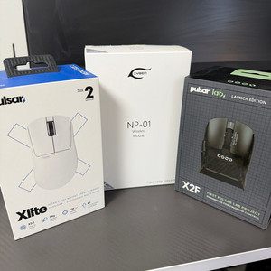 게이밍 마우스 판매 벡시 NP-01s / Pulsar xlite / Endgame XM2w 이미지