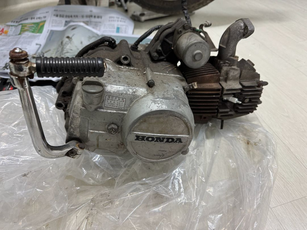 혼다 대림 시티 오토바이 엔진 이미지