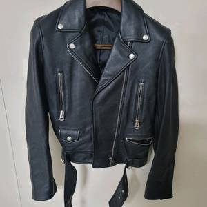 양가죽 라이더 자켓 여성M사이즈 국산 수제작