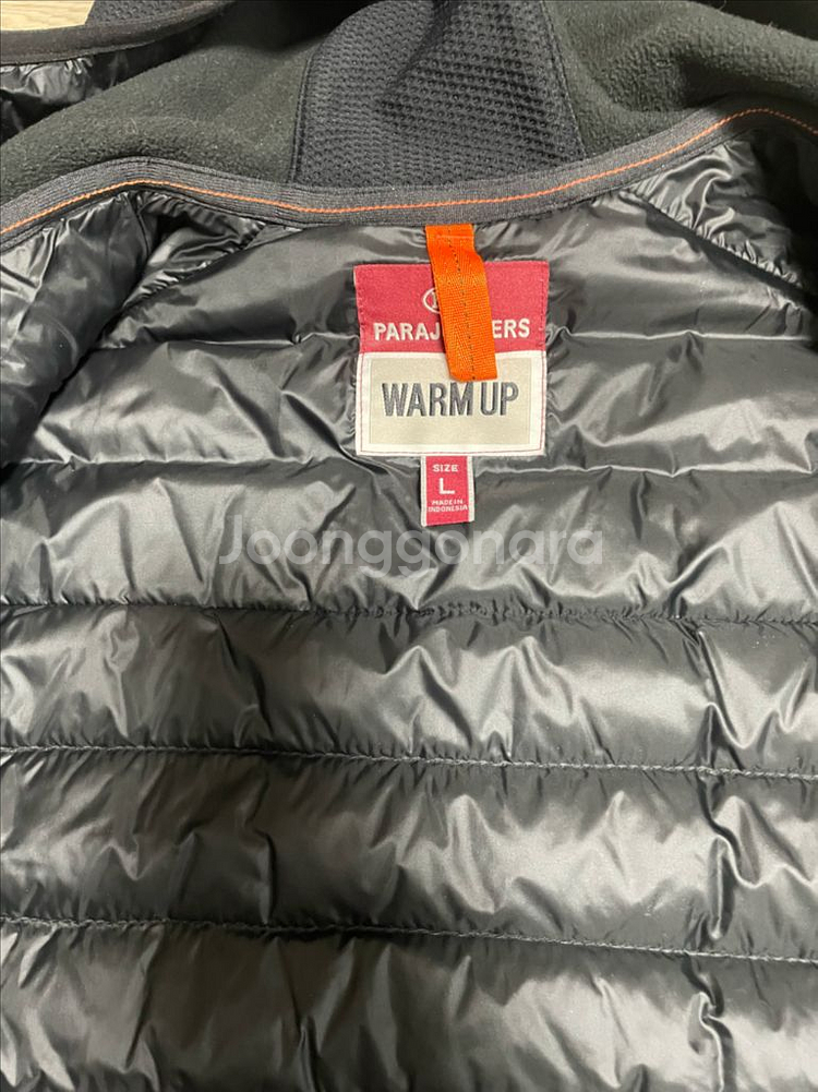 파라점퍼스 후디 경량니트패딩 L 판매--2