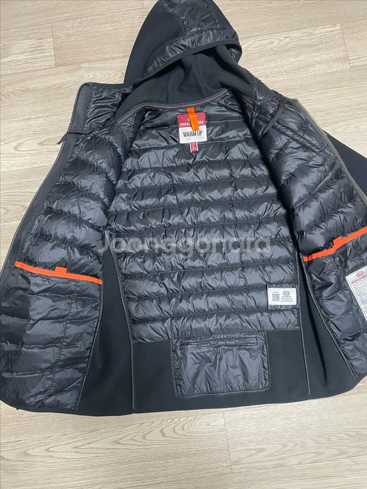 파라점퍼스 후디 경량니트패딩 L 판매--4
