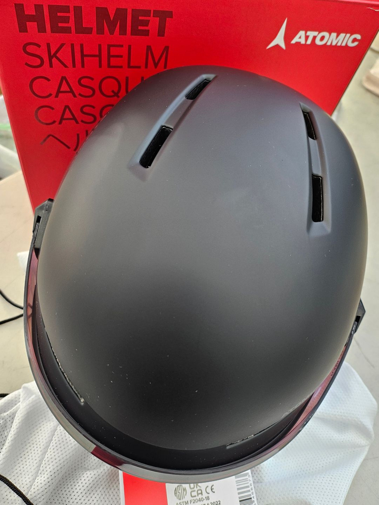 아토믹스키 헬멧 S사이즈 /아동용..블랙 이미지