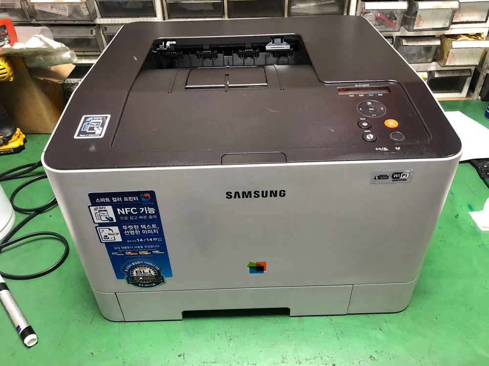 삼성 컬러 레이저 프린터 SL-C1404W팝니다---0