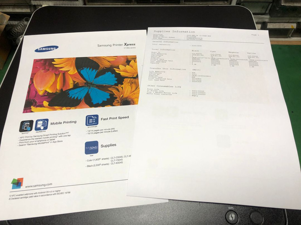 삼성 컬러 레이저 프린터 SL-C1404W팝니다---1