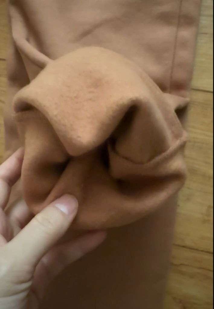 새상품. 140 도톰한 융기모 바지 ~완전 따뜻~--1