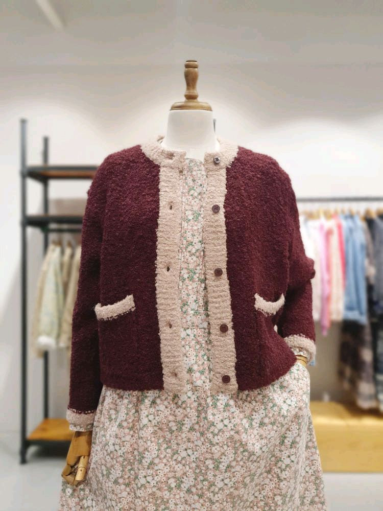 써스데이아일랜드 가디건 새옷--3