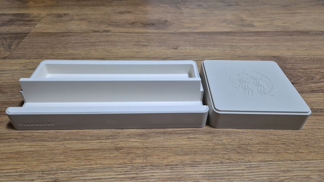 새상품 스타벅스 데스크 트레이 아이보리 (무선충전기&거치대) 판매--1