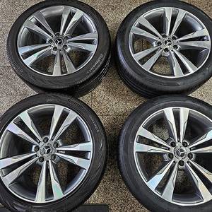 벤츠 W222 S500 순정 정품 19인치 휠 타이어 셋트