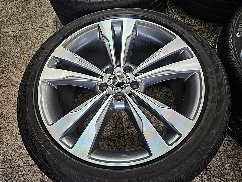 벤츠 W222 S500 순정 정품 19인치 휠 타이어 셋트--5