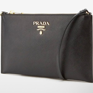 정품 새상품급 프라다 클러치 겸 숄더백