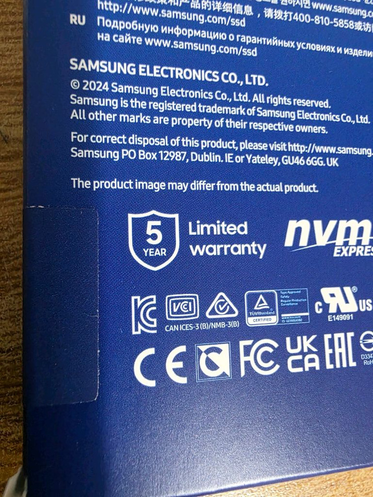 삼성 990 EVO Plus 1TB SSD 미개봉, 정품--5