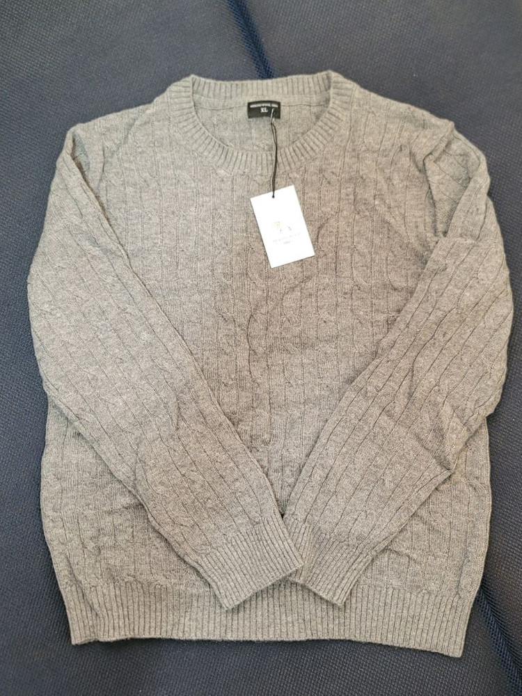 메리노울 케이블 스웨터 택달린 신품--1