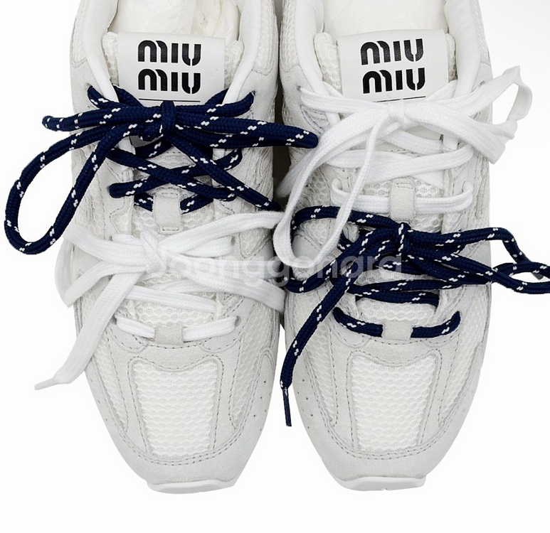 [37.5] 뉴발란스 x 미우미우 530 여성 스웨이드 스니커즈 화이트--7
