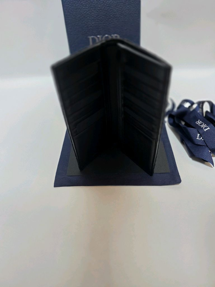 디올 버티컬 장지갑 블랙 디올 오블리크 자카드 (풀구성) 이미지