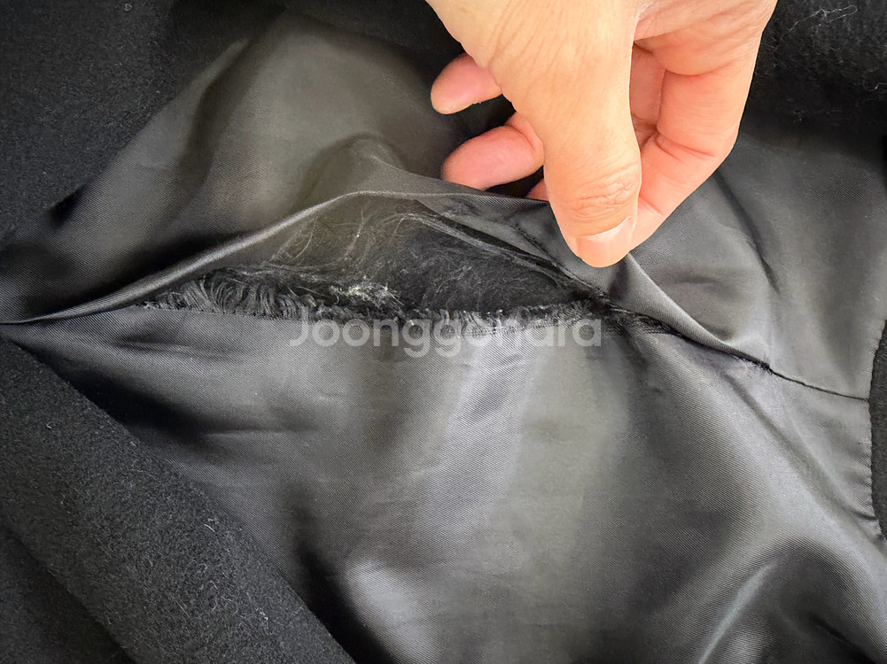 정품) maje 마쥬 가죽 디테일 모직 코트 1--5