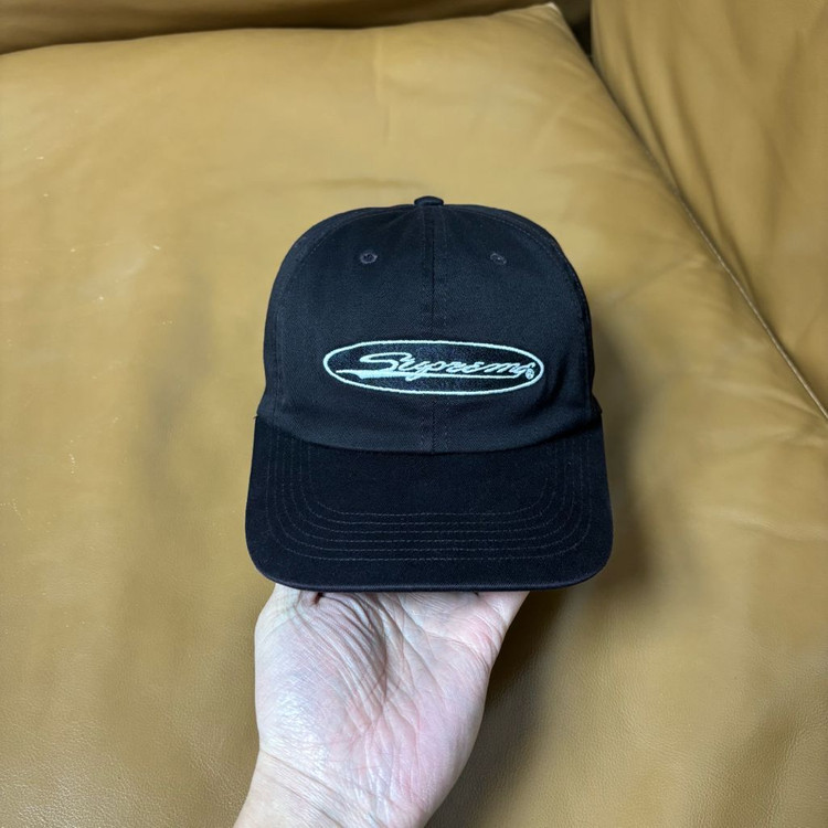 슈프림 6패널 볼캡 모자 23ss 오발 블랙--1