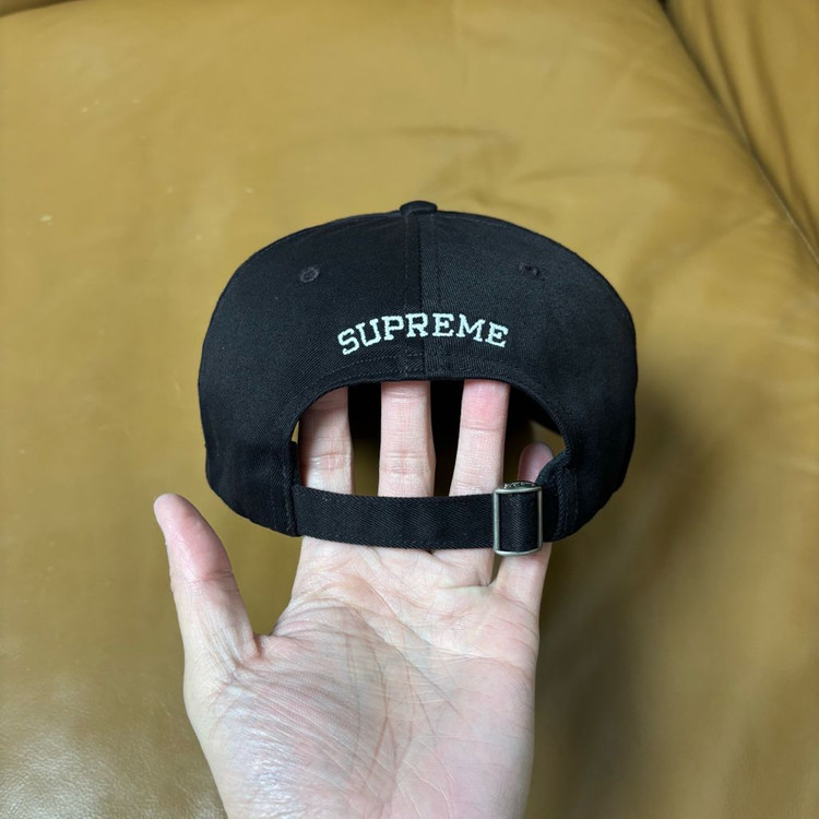 슈프림 6패널 볼캡 모자 23ss 오발 블랙--6