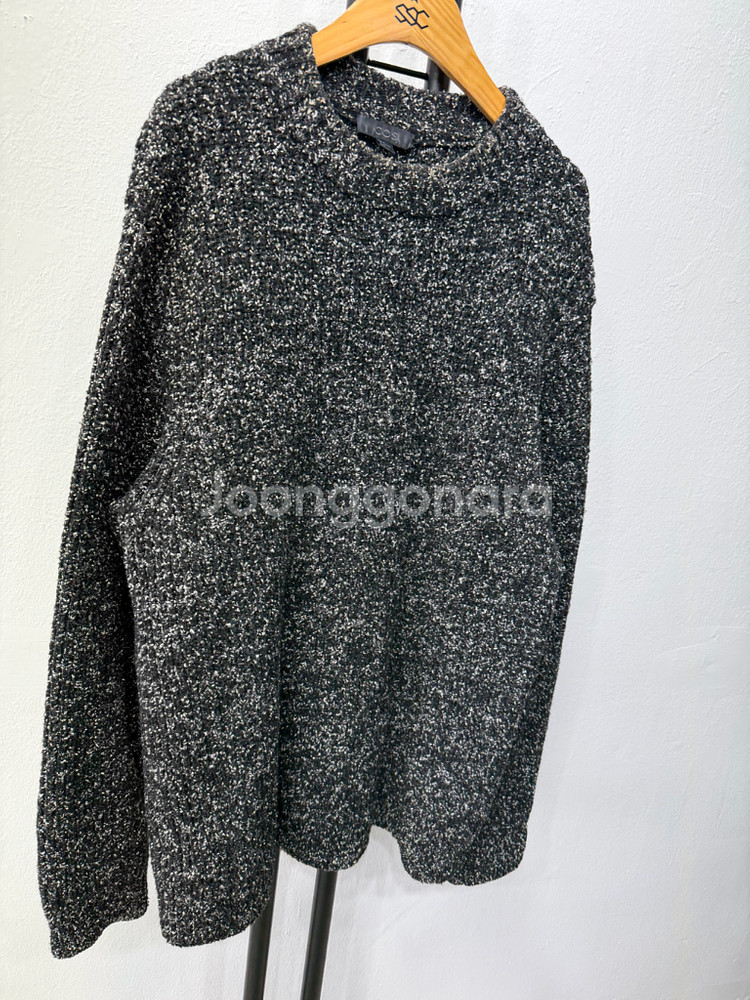 정품) COS 코스 남성 블랙 믹스 니트 스웨터 M--1