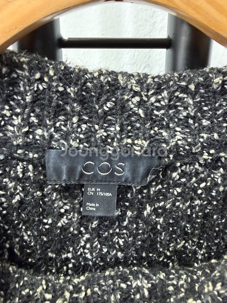정품) COS 코스 남성 블랙 믹스 니트 스웨터 M--4