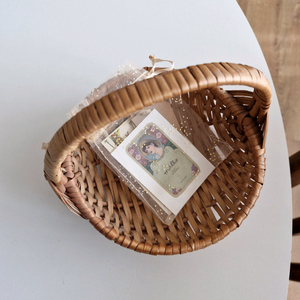 빈티지 라탄 미니 바구니 인테리어소품