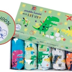 아동용 삼각 팬티 5종 세트 KC인증 순면