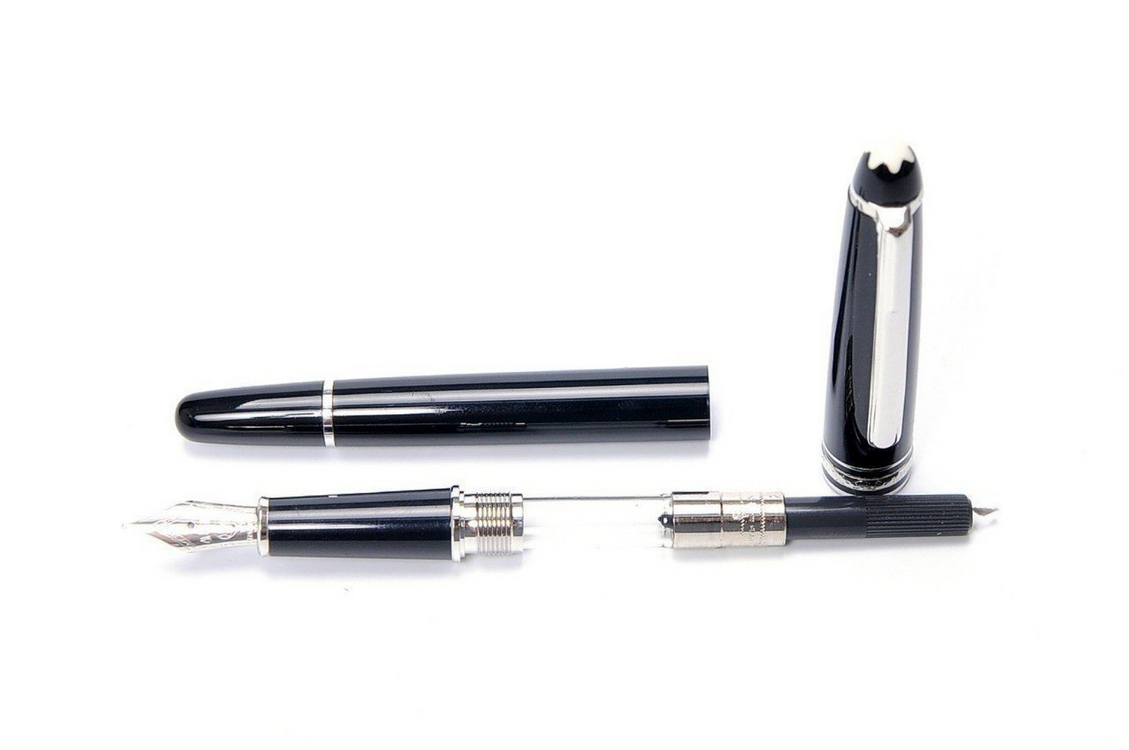 몽블랑 만년필 실버 (잉크) 이미지