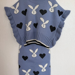 리미떼두두 니트 스커트 세트 M