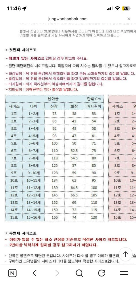 남아 한복 세트 이미지