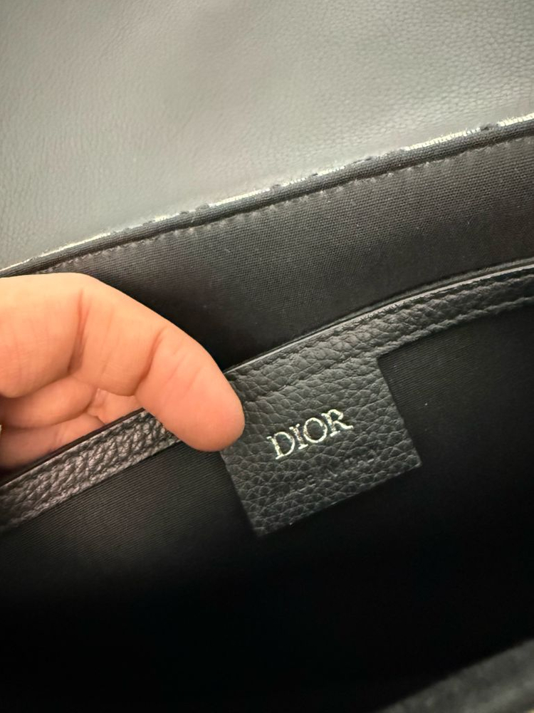 디올 새들 클러치백--2