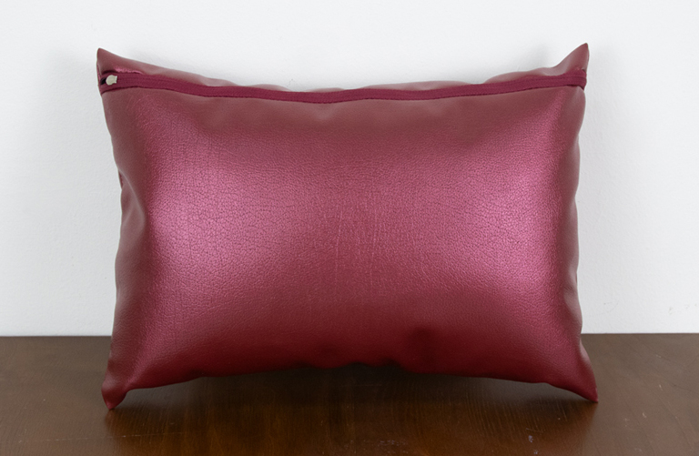 [창고정리새제품] 솜레자베개(소형) 펄와인 색상 새제품--1