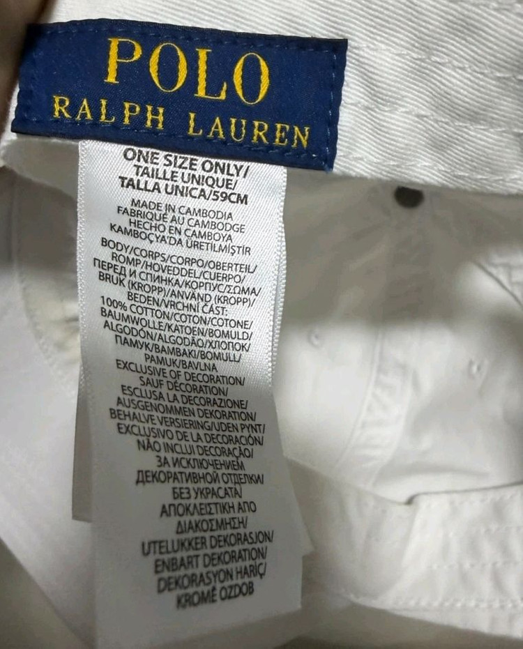 폴로 로고 볼캡--2