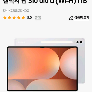 갤럭시 탭 S10 Ultra (Wi-Fi) 1TBSM-X920NZSIKOO 이미지