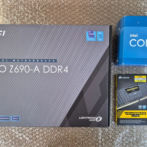 인텔 i5 12400+msi z690-a(ddr4)+ ddr4 32g(16+16) 팝니다.