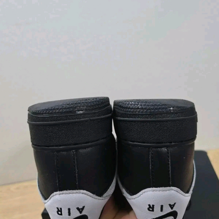 에어포스1 스니커즈 블랙 285 검흰로우--8