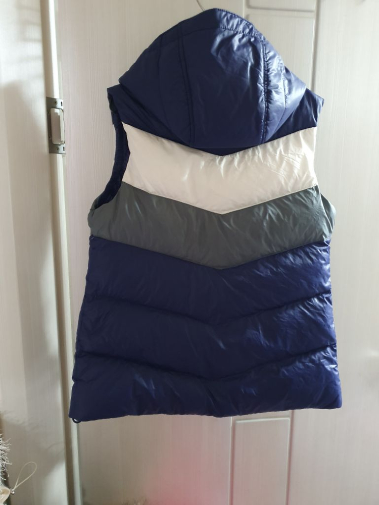 나이키 덕다운 패딩 후드 조끼 M. 85 베스트 오리털--5