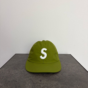 (OS) 슈프림 S로고 볼캡 모자 고어텍스 올리브 그린